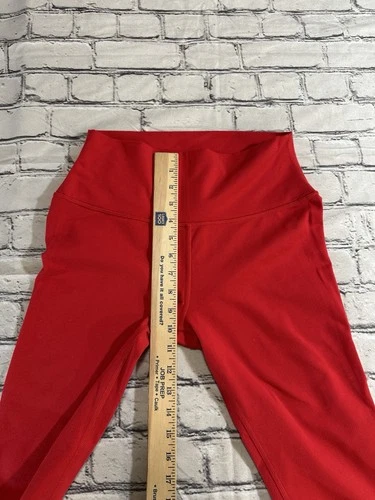 Alo Yoga 7/8 Airlift Legging Women's Medium Bold Red High Waist Training Workout