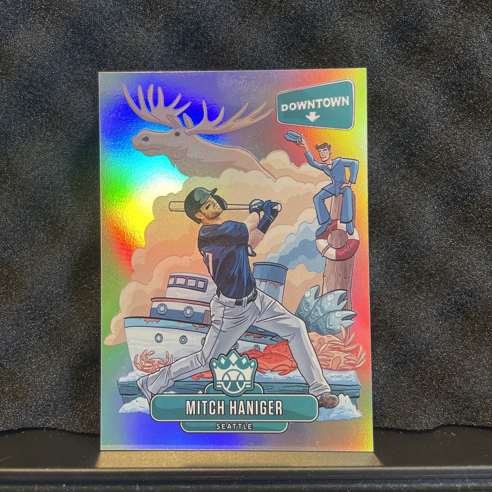 2022 Panini Diamond Kings Downtown Mitch Haniger #D8 Mariners