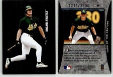 Jason Giambi 1997 Donruss Elite Turn of the Century #11 /3500 Athletics EX