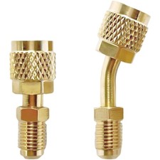 Straight Adapter  Angled Adapter, R410A Adapter Mini Split Adapter 5/16" Female