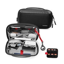 Electronic Organizer Accessory Pouch foracBook Charger, Cables, Power M Black