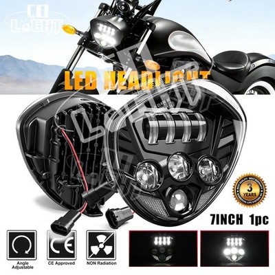 Motorcycle Led Headlights For Victory Cross Country Hammer 8 Ball Kingpin Vegas