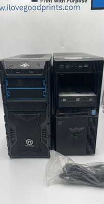 Desktop PC ASUS Z97-AR Gaming Thermaltake & Intel Core i5 Towers No HDD Lot Of 2