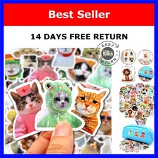 Funny Cat Stickers Cartoon Vinyl Decals Waterproof Diy Laptop Car Funny Cat Stickers Cartoon Vinyl Decals Waterproof Diy Laptop Car