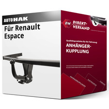 Für Renault Espace IV Typ JK (Auto Hak) Anhängerkupplung starr top