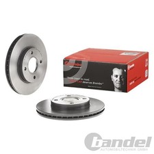 2X BREMBO BREMSSCHEIBEN 258mm INNENBELÜFTET VORNE PASSEND FÜR FORD COURIER