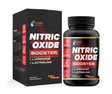 Nitric Oxide Circulation Booster with L-Arginine, L-Citrulline 120 Capsules
