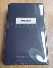 Prada AMBER POUR HOMME 100ml Eau De Toilette EDT Spray - Sealed Box - Authentic