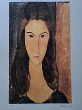 Amedeo Modigliani Signed - Jeanne Hébuterne - Certificate