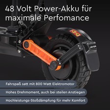 Falten E-Scooter mit Straßenzulassung 45km/h offroad Elektroroller NFC Joyor S8E – Bild 9