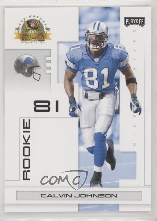 Calvin Johnson Playoff Pop Warner Super Bowl #6 Base