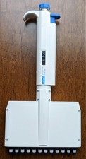 Biohit Adjustable 12-Channel Pipettor, 5-50 &micro;L, High Accuracy