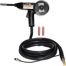 Weldpro 130A MIG Welding Gun Torch, 15 FT Cable Spool Gun Replacement for MIG...