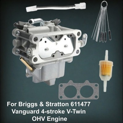 New Carburetor for Briggs & Stratton 611477 Vanguard 4-stroke V-Twin OHV Engine