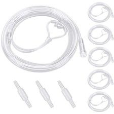 5 Pack Cannula Nasal 7 FT Super Soft Nasal Cannula Tubing for Oxygen Nose Tubing