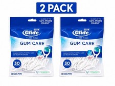 Oral-B Glide Gum Care Floss Picks 30 Count Dental Flossers 2 Pack