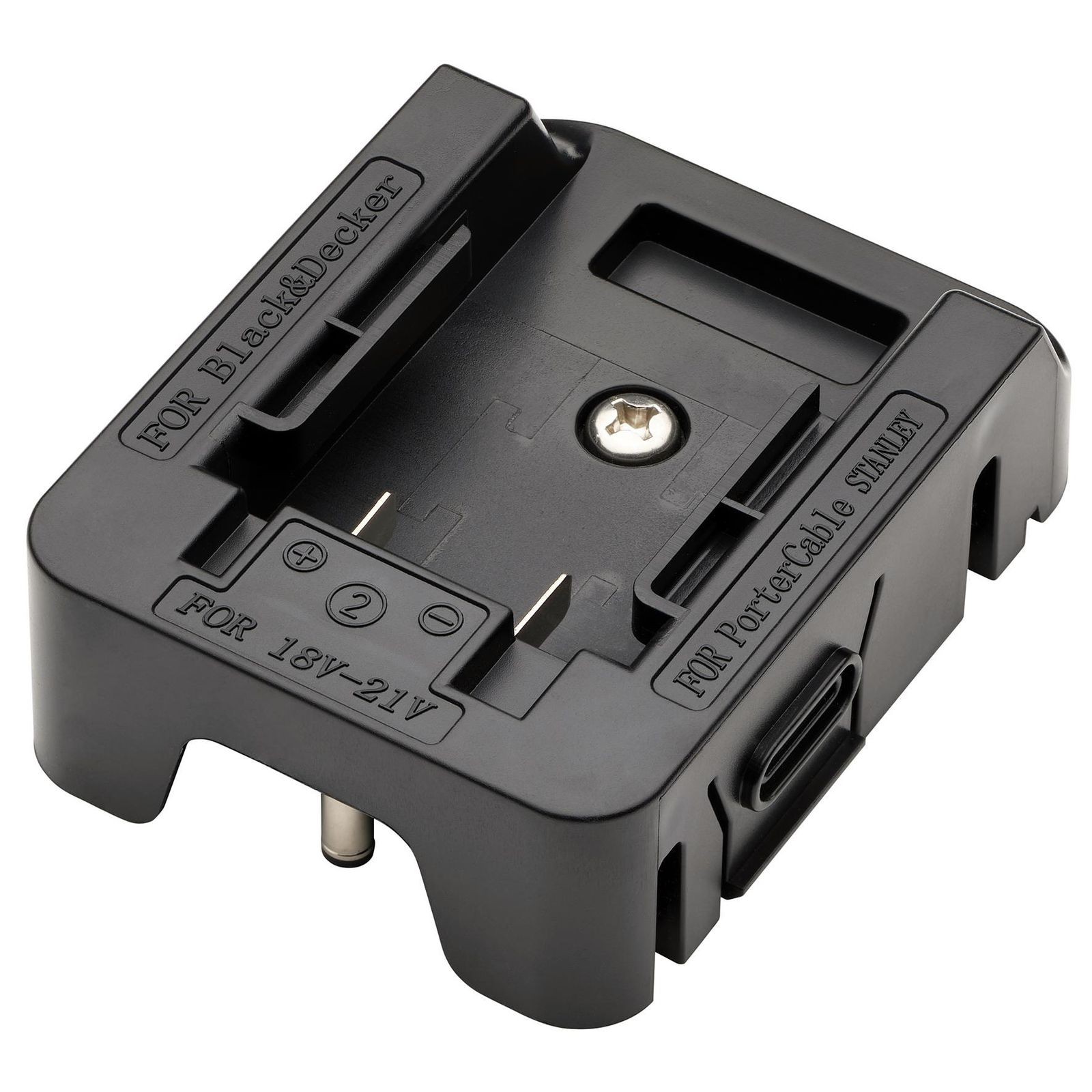 B&Q - 07072 Expert 24W Ac/dc Hybrid Work Light Power Tool Battery Adaptor Compatible Black+Decker Porter-Cable Stanley - Image 3