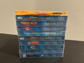 Sega CD Lot Of 12 (10 CIB In Cases) All Tested & Work Authentic Star Wars & More