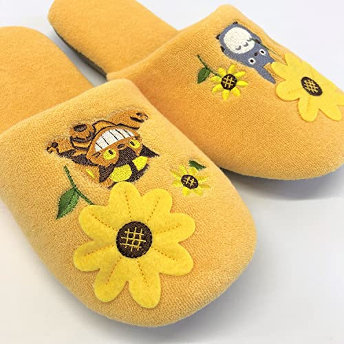 PANTOFOLA D’ORO Pantofole Senko My Neighbor Totoro Flower fermata autobus taglia gratuita giallo 66798 Giappone