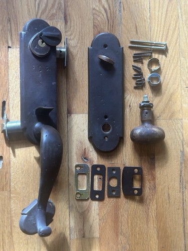 Resembles Baldwin Cody Single Cylinder Mortise Entrance Handleset Trim Set Knob