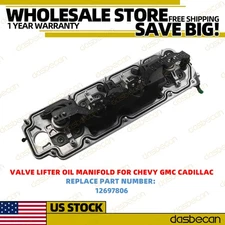 Engine Valve Lifter Oil Manifold For 2014-2019 GMC 5.3L 6.2L L83 L86 12697806