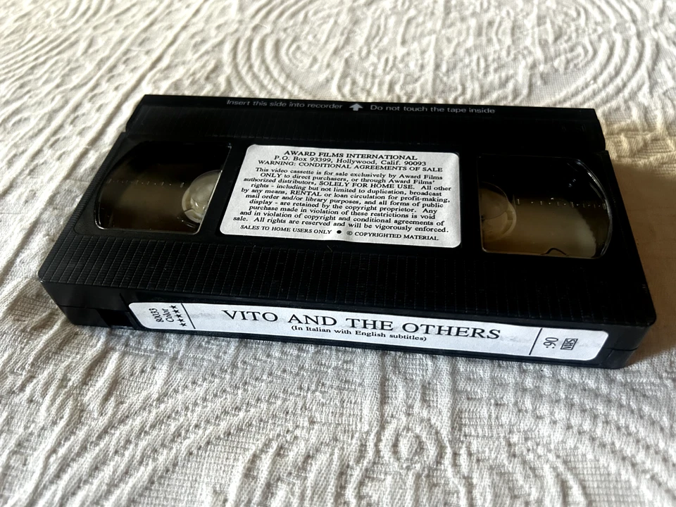 Vito and the Others VHS 1991 Rare OOP Award Films International - Image 3 of 3