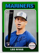 2024 Topps Heritage #711 Leo Rivas Green Border