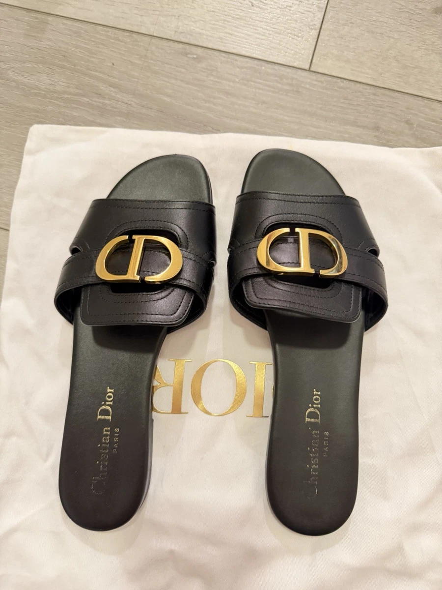 Dior Flat (Under 1 in) Solid Sandals for Women for sale | eBay