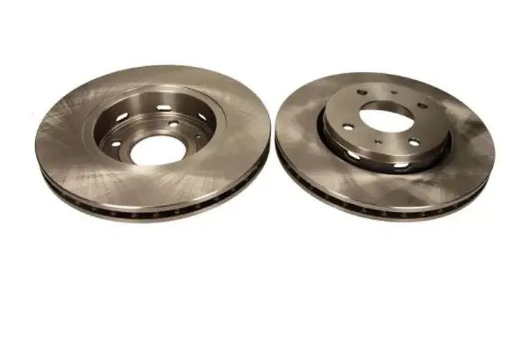 2x Brake disc Front Axle Vented 19-0734 MAXGEAR for MITSUBISHI VOLVO