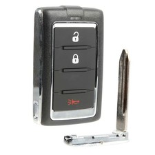 Remote Keyless Entry Fob Replacement Uncut Key Blade For Jeep 3b (M3NWXF0B1)