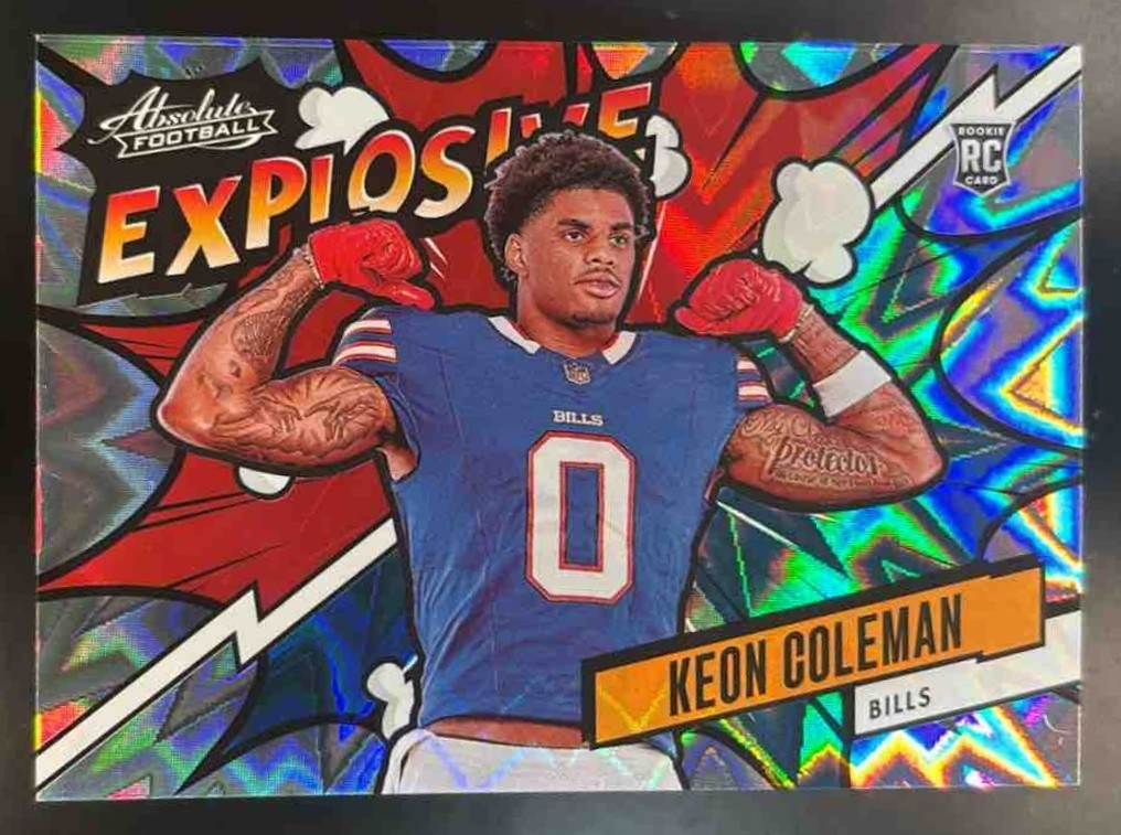 2024 Panini Absolute Keon Coleman Explosive #EX-KCN RC Buffalo Bills