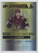 2021 Upper Deck Credentials Debut Ticket Access Yellow /249 Cam Dineen #82 3ir