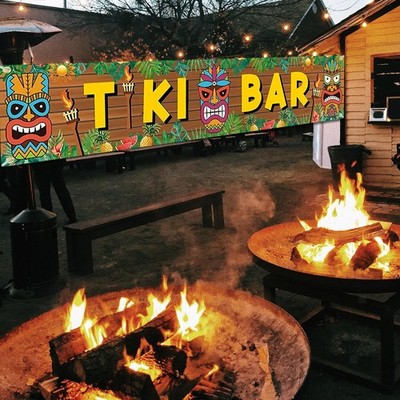 Tiki-Banner, hawaiianische Partydekoration, Ornamente, Garten, Hof