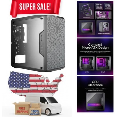 Stylish MasterBox Q300L Compact Mini-Tower with Customizable I/O and Cooling