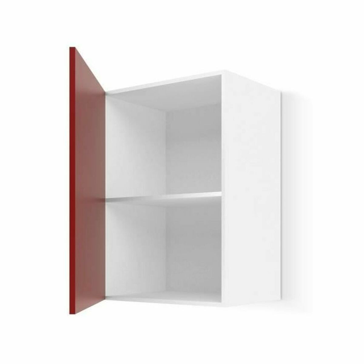 Mobile Pensile Cucina Rosso PVC 40x31x55 cm | Struttura Melammina