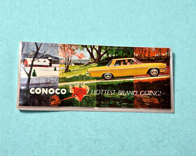 Vintage Conoco Touraide 7.25x3 Conocoland Gas Oil Promo Booklet