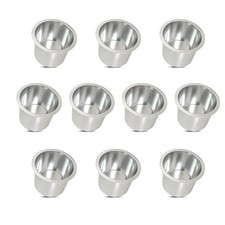 Yuanhe Lot Of 10 Aluminum Jumbo Drink Cup Holders Poker Table Drink Holder Boa