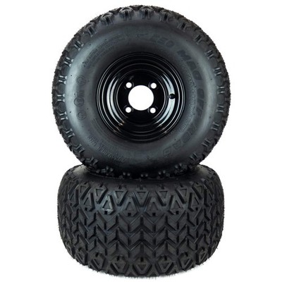 (2) All Terrain Tire Assemblies 20x10.00-8 Fits Cub Cadet ZT1 50'' 54'' 634Z05430