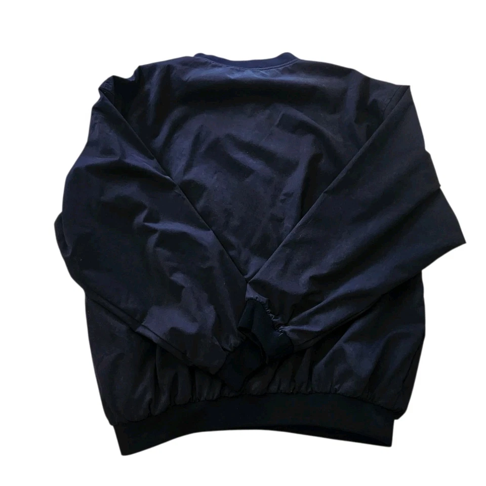 Chaqueta cortavientos pulóver Olympus Vantage vintage grande negra hecha en Macao... Foto 2 de 4