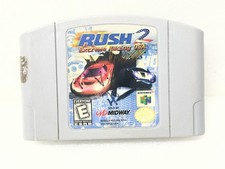 Rush 2 Extreme Racing USA (Nintendo 64,  N64, 1998) Authentic cartridge, tested.
