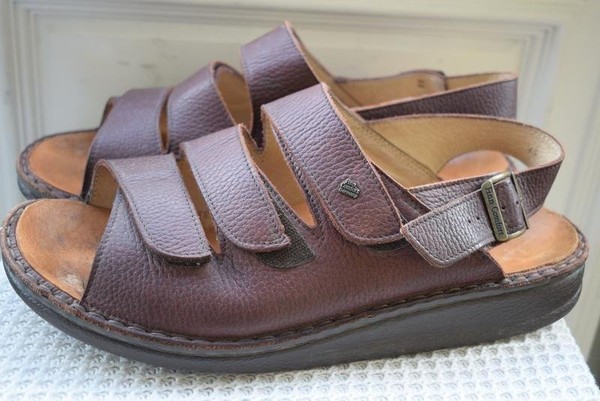 Men Dr. Comfort Sandals Brown 45