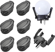 6 Pcs Golf Ball Pick up Retriever Grabber, Foldable Golf Ball Pick up Claw Sucke