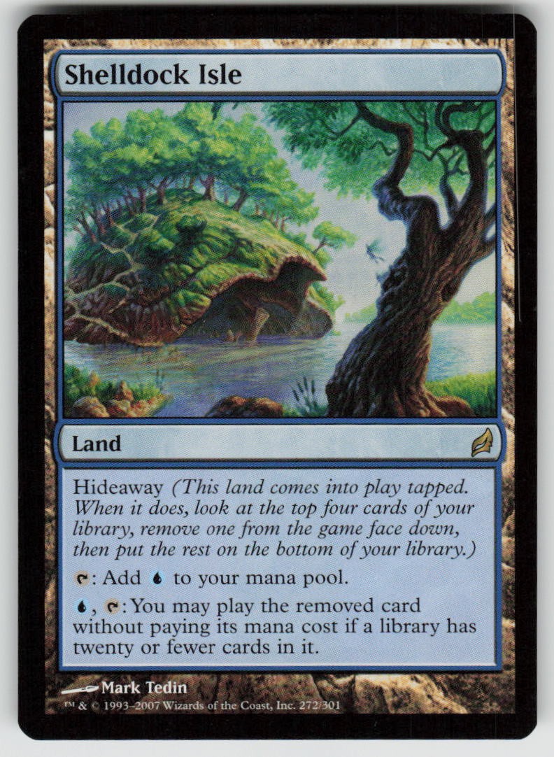 Shelldock Isle 272 Rare Lorwyn Magic: The Gathering Near Mint