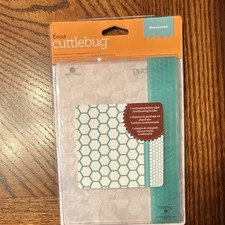 Cricut Cuttlebug Honeycomb Embossing Folder Border Plastic Honeycomb Theme