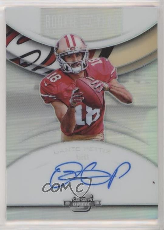 Dante Pettis #RYA-DP 2018 Panini Contenders Optic Football Rookie of the Year Contenders Autographs