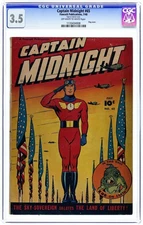 Captain Midnight #65 CGC 3.5 1948 1133434008