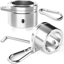 HOOPLE Flag Pole Rings 1.25 Inch 2PC, Anti Wrap Spinning Inch-Pack of 2 