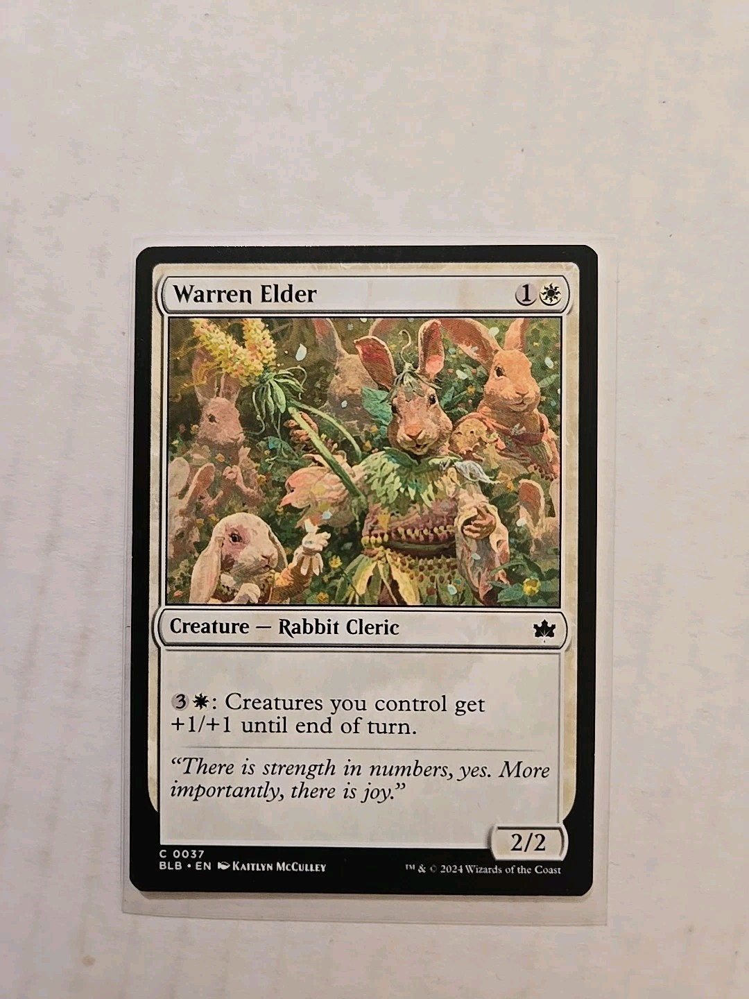 Warren Elder - Bloomburrow - LP - MTG Magic - Common - Creature 