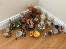 Konvolut Dekoration Ostern Eierbecher Figuren