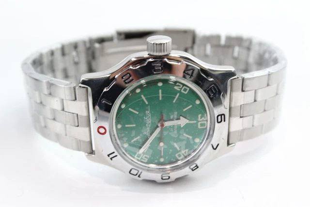 09 Vostok Amphibia Divers Watch Automatic Working